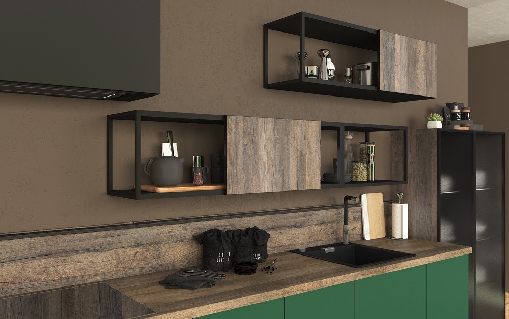 Кухня Ханна Блэк эко-стиль