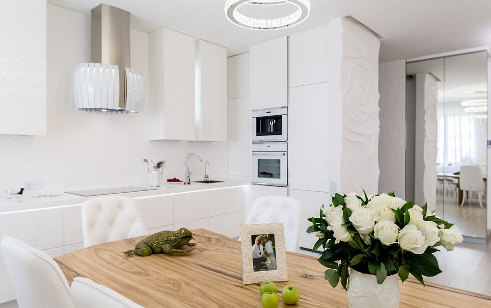 Кухня Фаворит 3 с фрезеровкой Роза