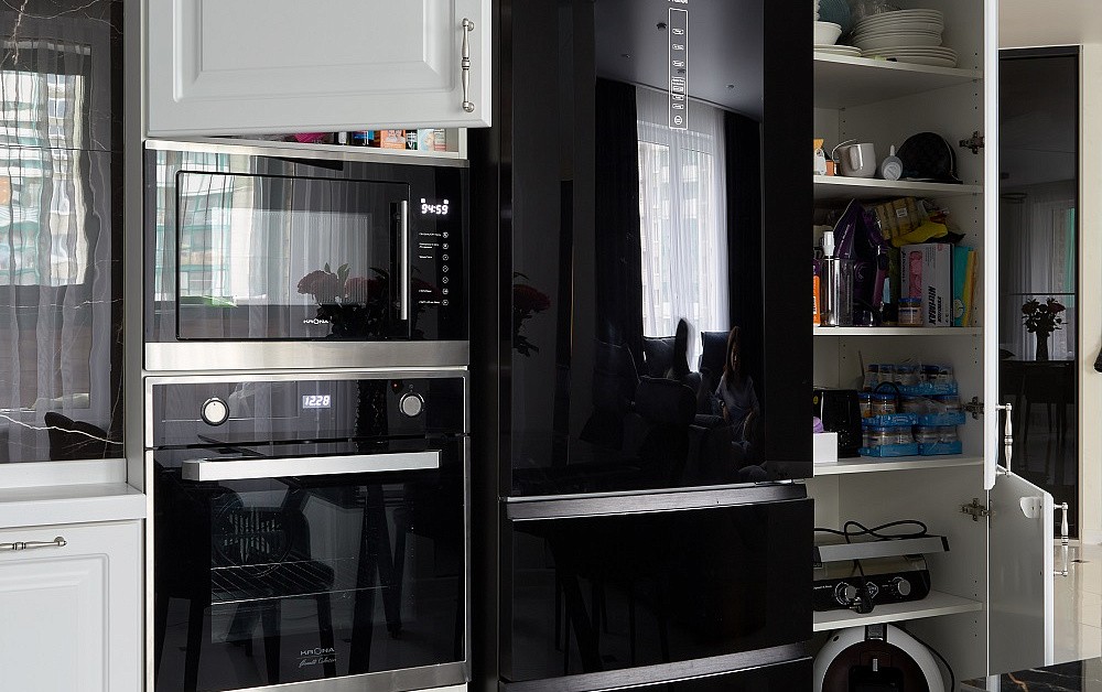 Классическая белая кухня победительницы акции «Дарим кухни» 