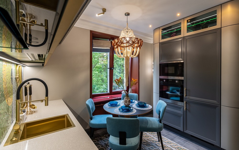 Кухня с мозаикой для ТВ-проекта «Квартирный Вопрос»